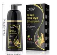 Saç boyası şampunu Dexe Dark Brown & Black 500 ml — şəkil 4