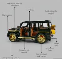 Mercedes-Benz G-Class Brabus Oyuncaq Maşın — şəkil 5