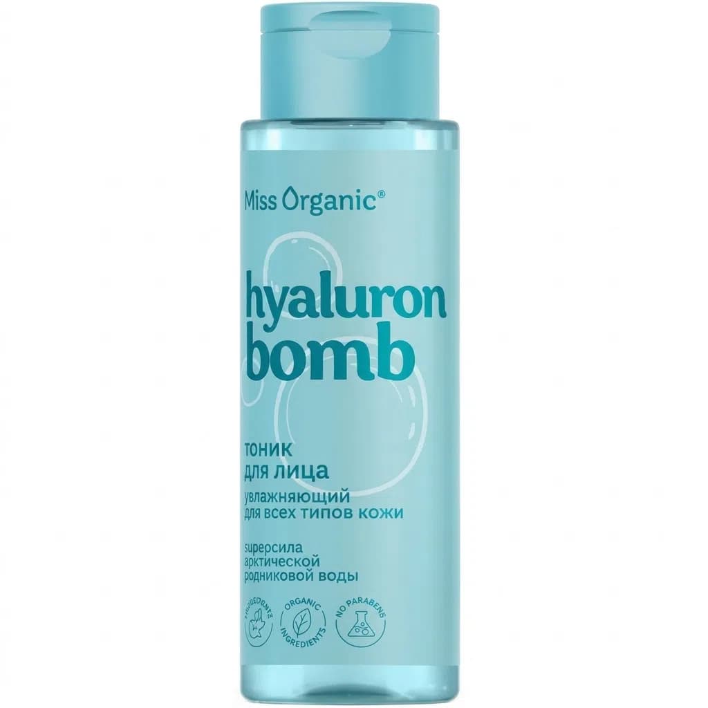 Miss Organic Hyaluron Bomb Üz Toniki, 190 ml