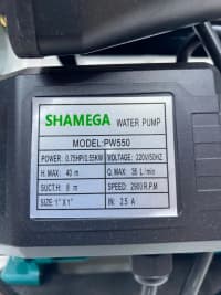 Shamega Səthi Su Nasosu 550 Vt — şəkil 3