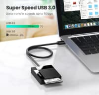 Kart oxuyucu Ugreen USB 3.0 All-in-One 50cm CR125 — şəkil 3