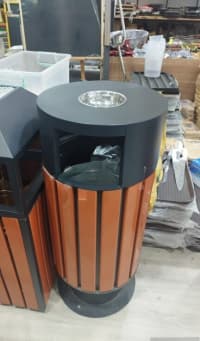 Zibil qabı taxta material — şəkil 1
