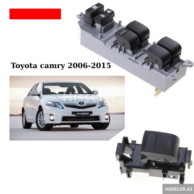 Şüşə qaldıran düymə bloku Toyota Camry