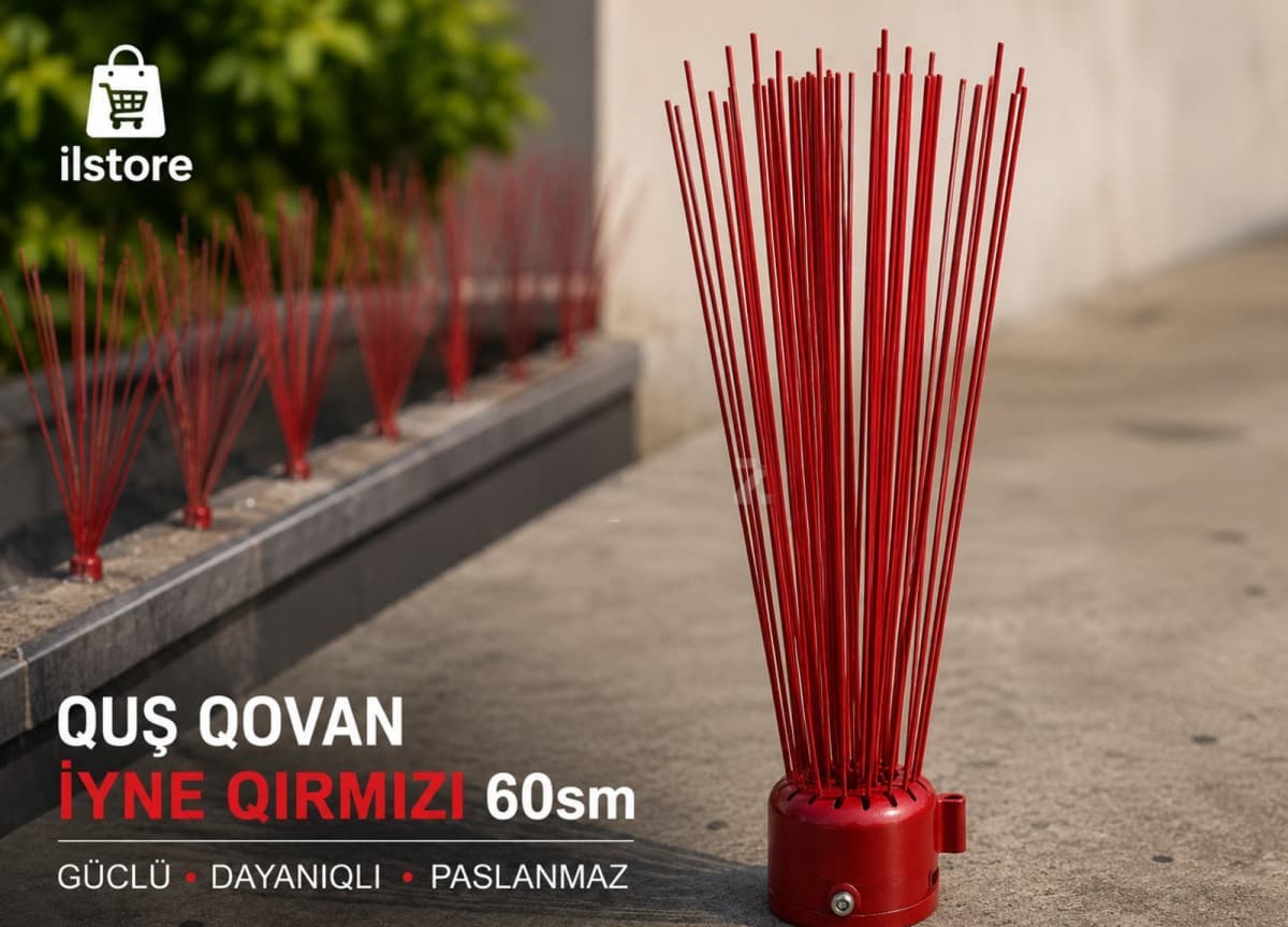 Quşqovan tikan 60 sm qırmızı