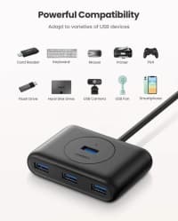 USB Hub Ugreen 4x USB 3.0 A 1m — şəkil 5