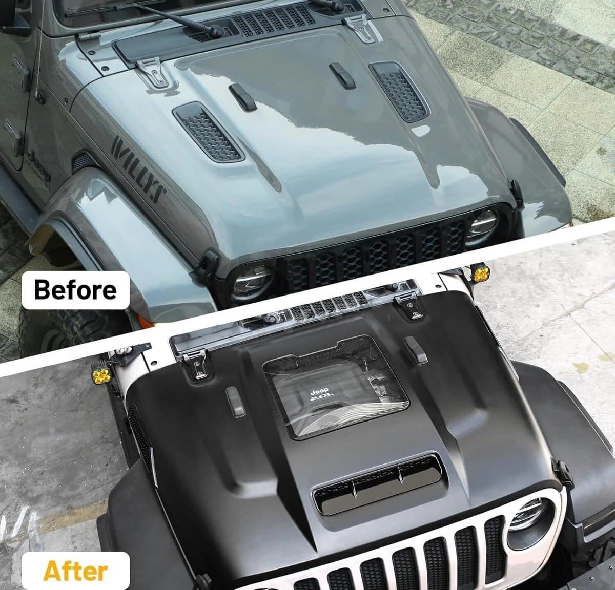 Kapot Jeep Wrangler Capsule style
