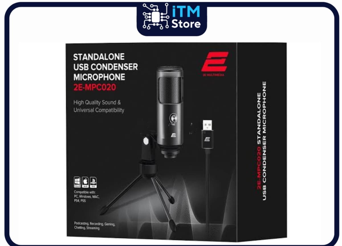 Mikrofon 2E PC MPC020 Streaming Kit USB