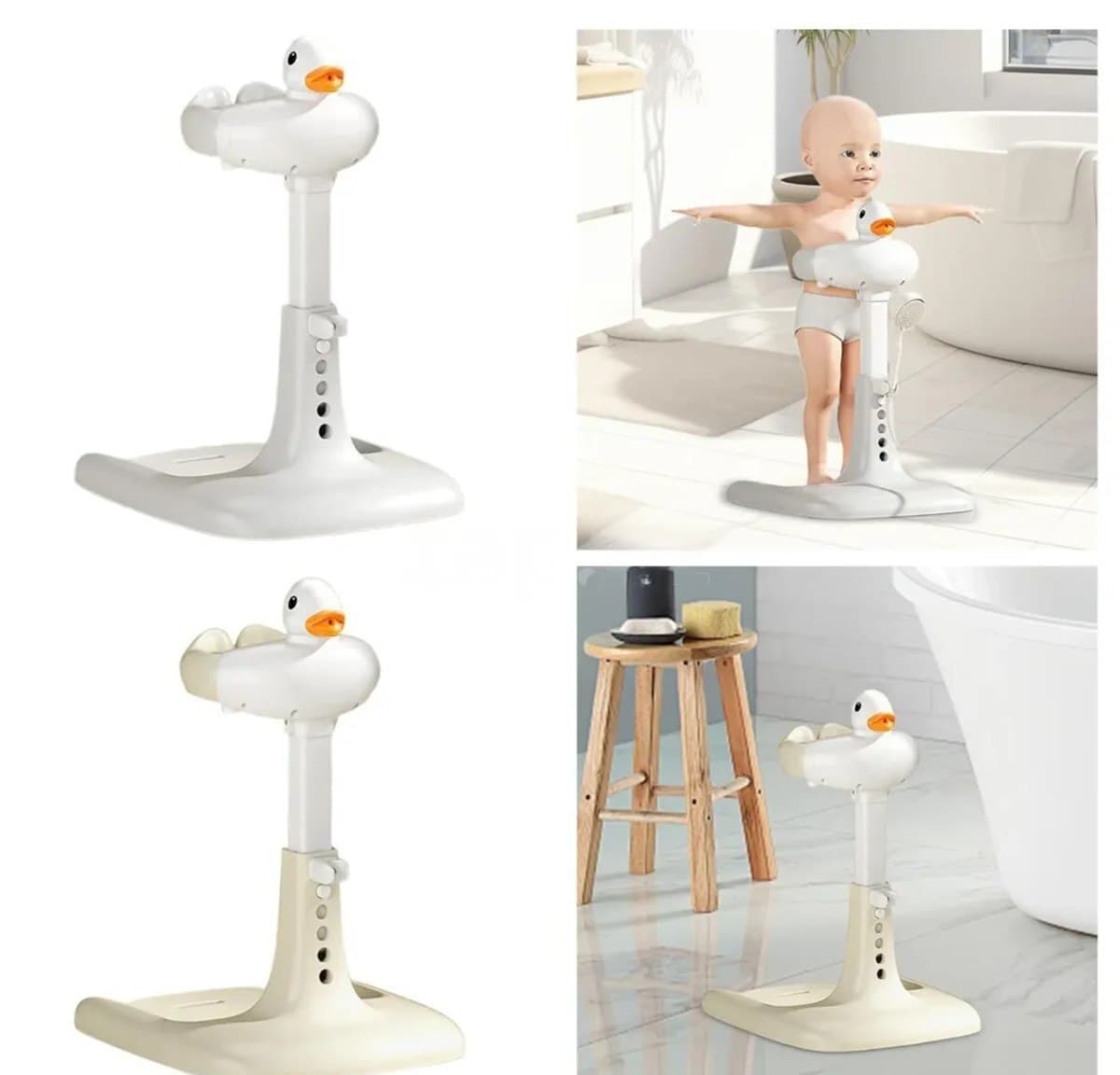 Hamam dəstəyi körpələr üçün ördəkli
