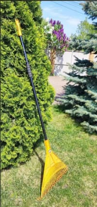 Teleskopik yarpaq dırmığı, açılıb-yığılan — şəkil 4
