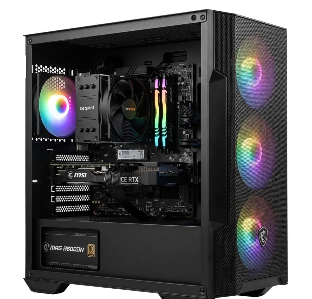 Masaüstü kompüter Gaming PC Ryzen 5 7500F RTX 3050