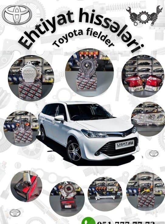 Ehtiyat hissələri Toyota Fielder