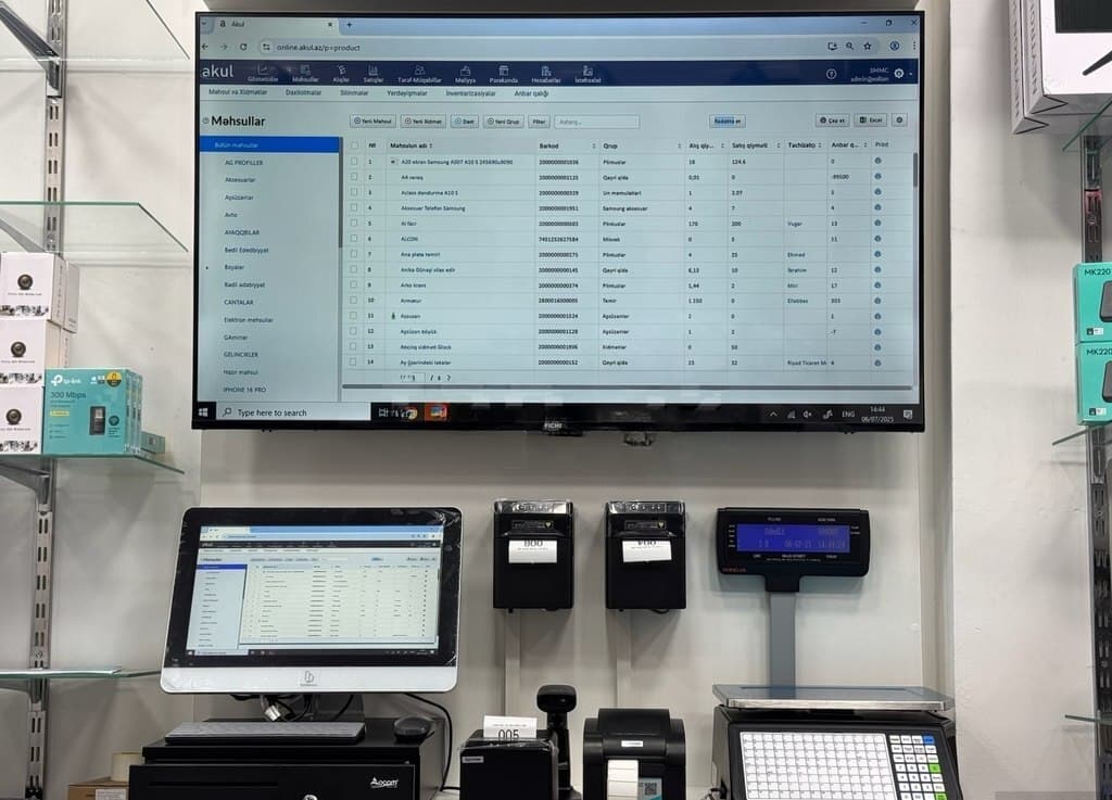 Uniset POS Satış və Barkod İdarəetmə Proqramı