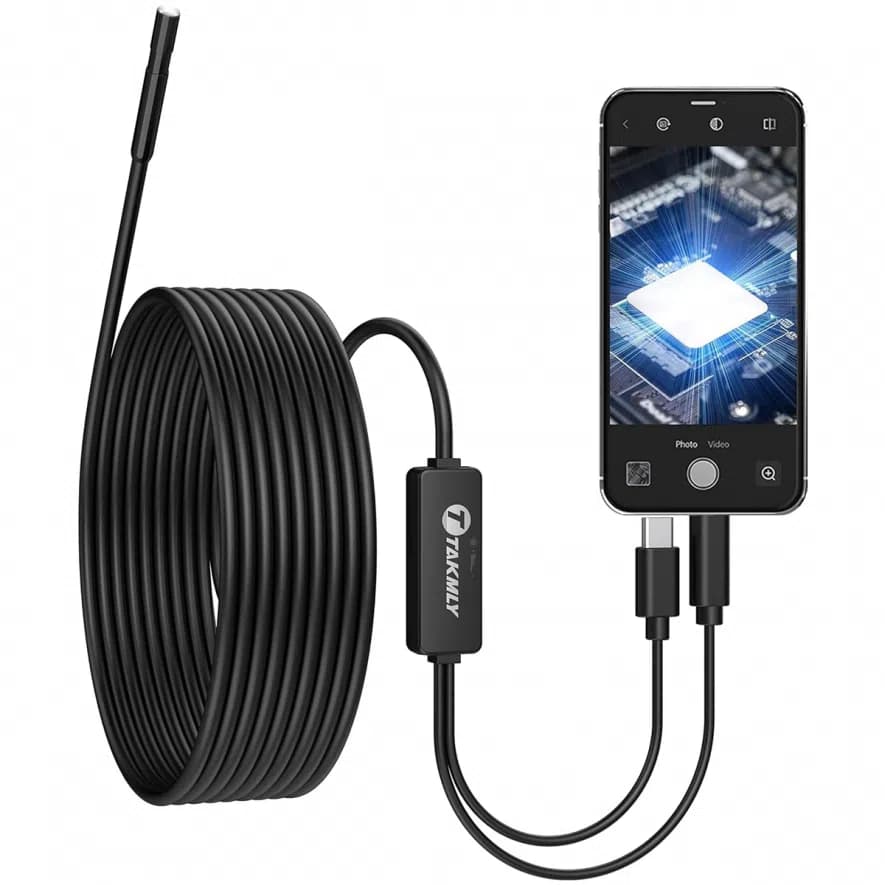 Endoskop kamera 2m 7mm sərt kabel