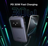 10,000 mAh powerbank, Boz rəng — şəkil 2
