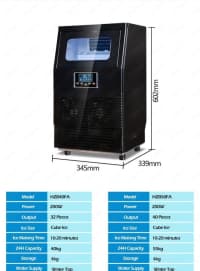 HZB-40/50 F/A Buz Generatoru (Ice Maker) — şəkil 3