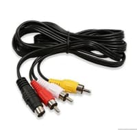 S-Video to 3 RCA adapter kabeli 28 sm — şəkil 3