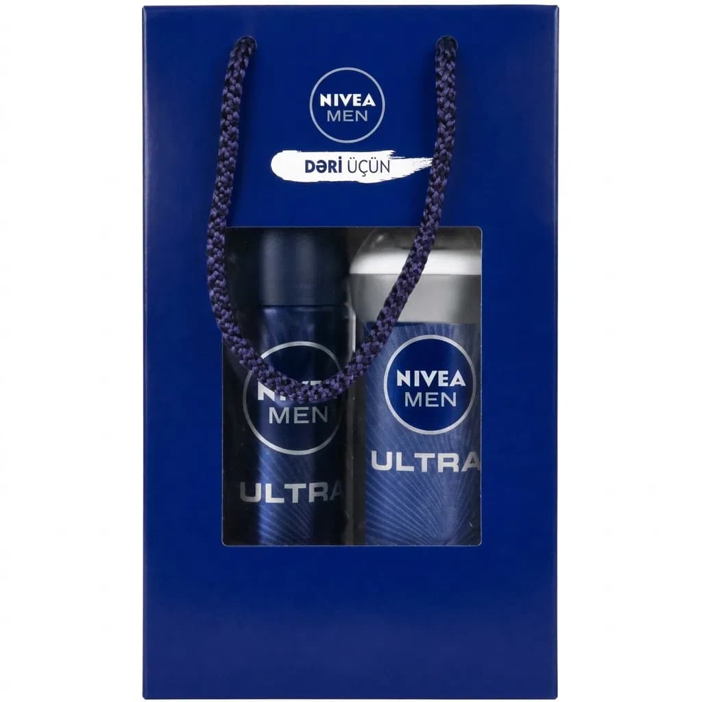 Nivea Men Ultra Duş Geli və Dezodorant Dəsti