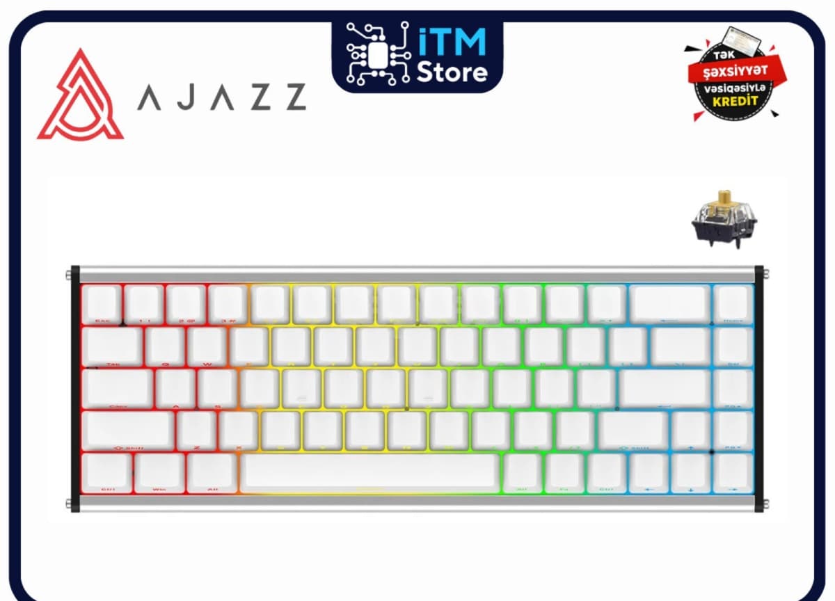 Mexaniki klaviatura Ajazz Alux68 Max Cortex Switch