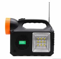 Günəş Panelli Radio və Powerbanklı Fənər Dəsti — şəkil 4