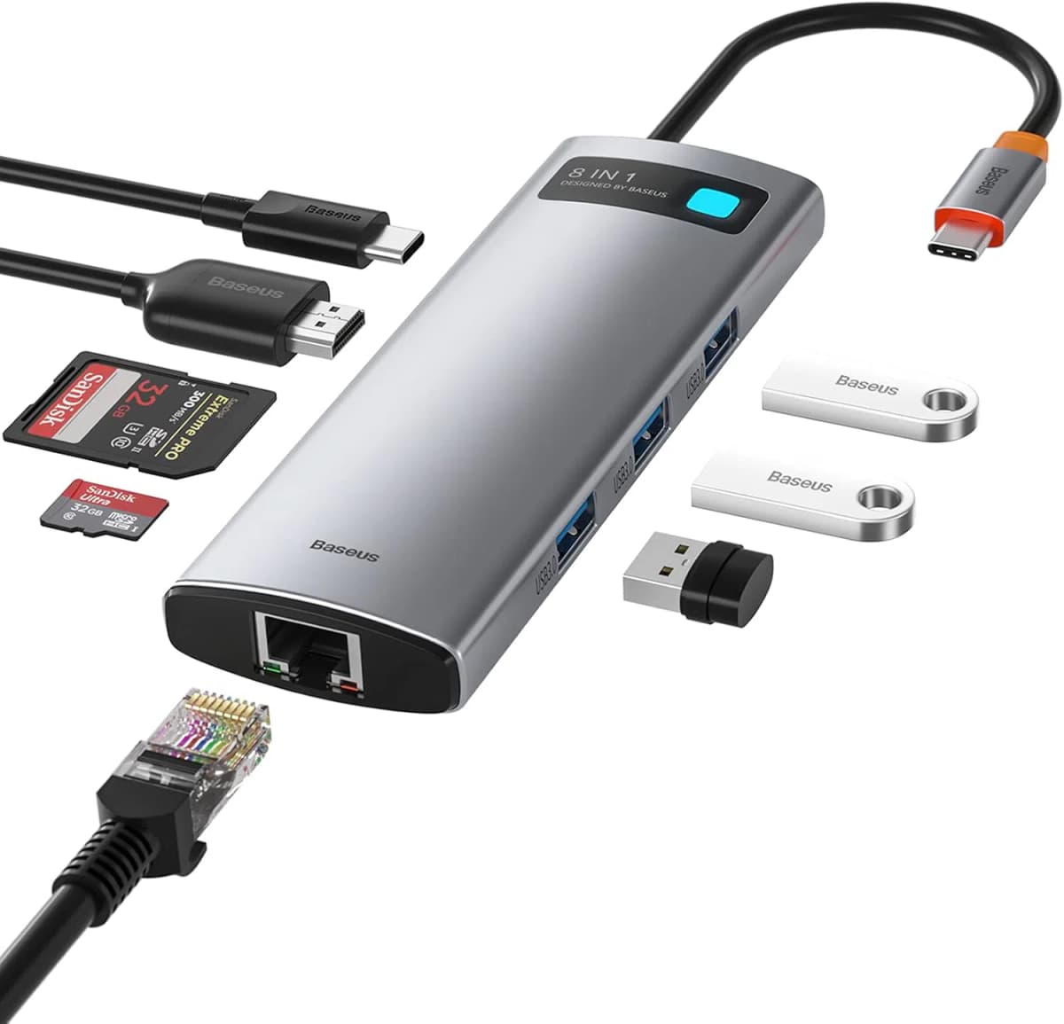 USB-C Hub Baseus 8in1