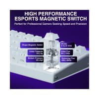 Klaviatura Aula Hero68 Magnetic White — şəkil 3