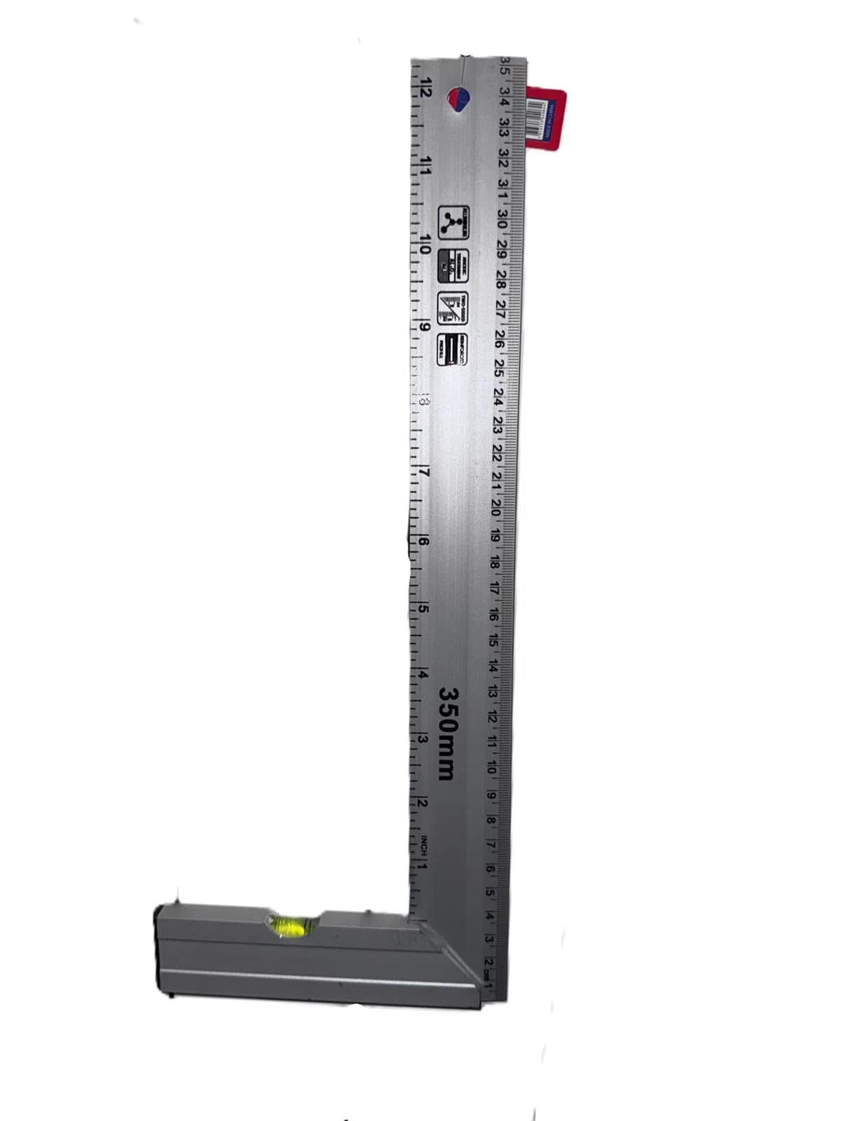 ABCY 90° Metal Ölçmə Xətkeşi, 350 mm