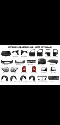 Ehtiyat hissələri Mitsubishi Pajero — şəkil 2