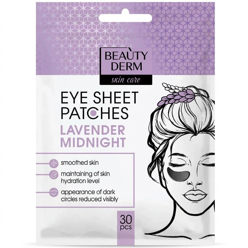 Beautyderm Lavender Midnight Göz Ətrafı Patçları 30 ədəd