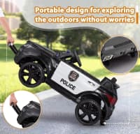 Uşaq elektromobili YBQ JC-002 polis dizaynlı 12V — şəkil 3