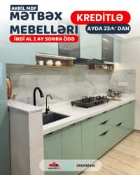 Mətbəx mebel dəsti Qarışıq rəng — şəkil 14