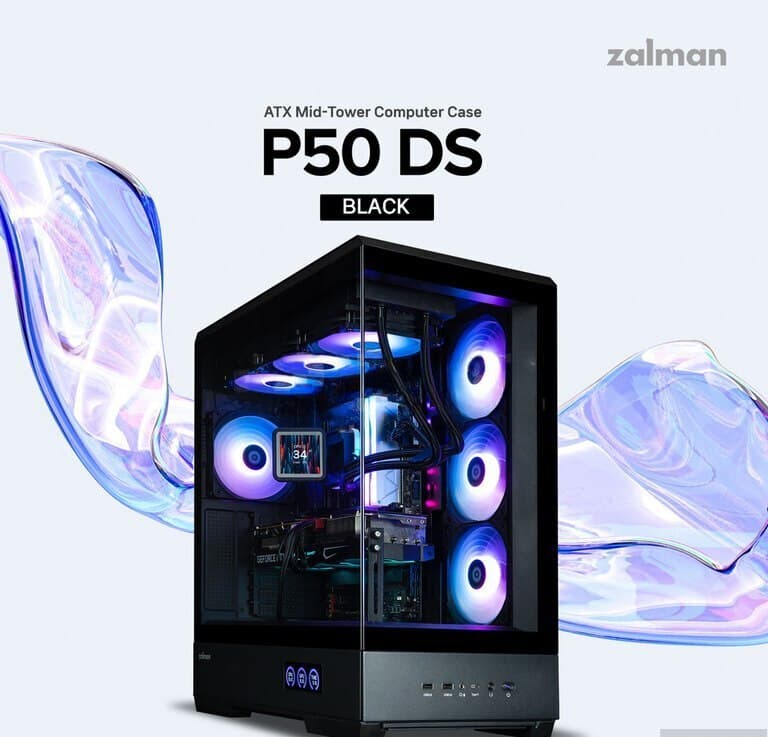 Kompüter korpusu Zalman P50 DS Black
