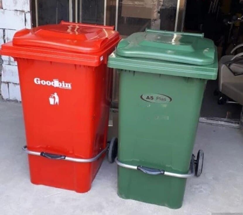 Zibil qabı plastik müxtəlif ölçülərdə