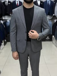 Kişi kostyumu, Qara rəng, Standart ölçü — şəkil 13