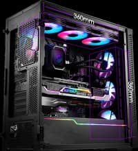 MSI MPG Velox 100R Mid-Tower Kompüter Korpusu — şəkil 2