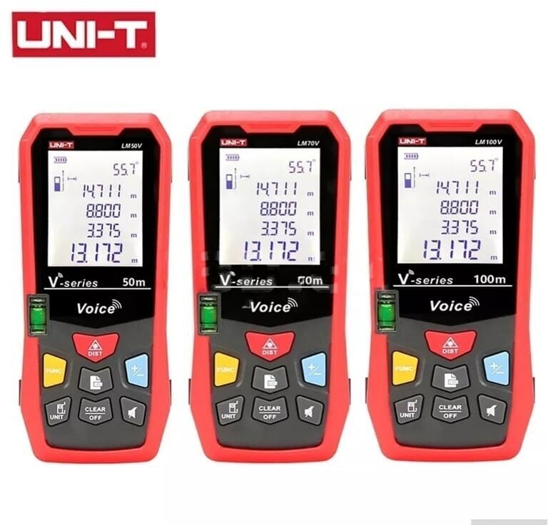 Lazer metrə UNI-T 40m, 50m, 60m