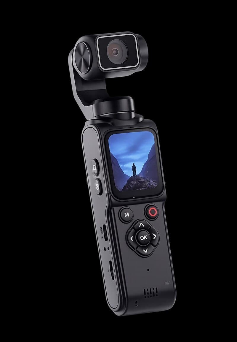4K Handheld 3 Oxlu Gimbal Videokamera