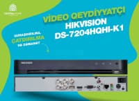 Video qeydiyyatçı Hikvision DS-7204HQHI-K1 — şəkil 1