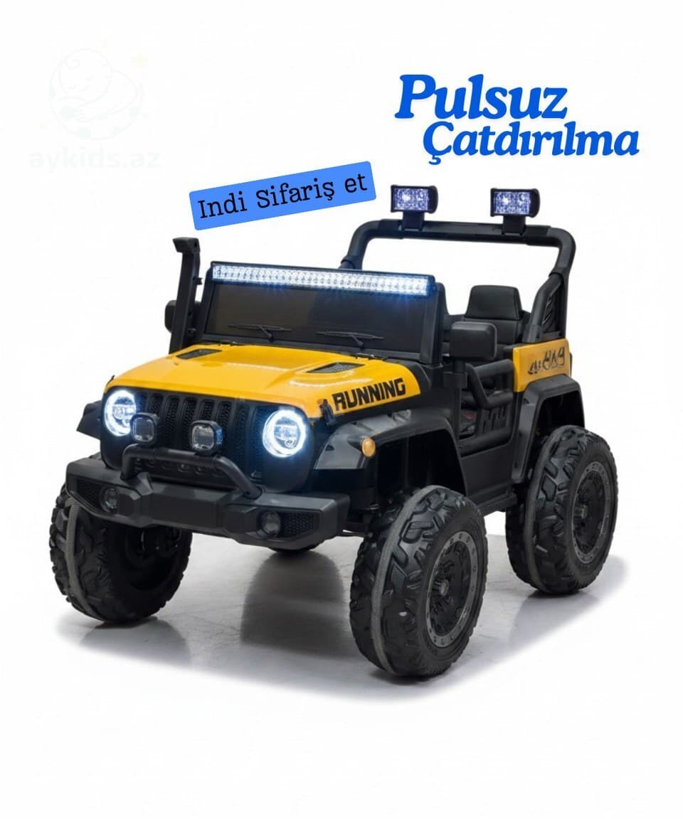 Uşaq elektrik avtomobili Jeep 017 4x4