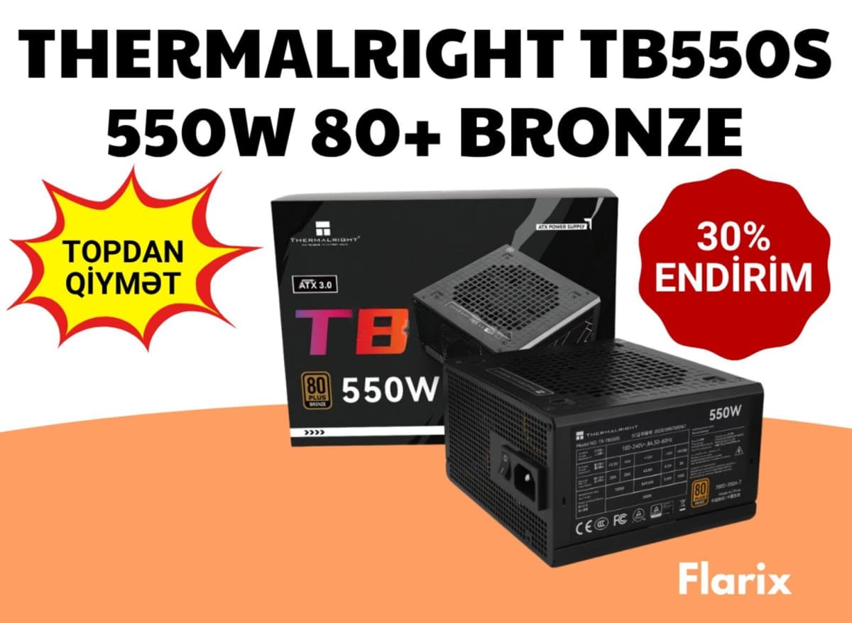 Qida bloku Thermalright TB550S 550W 80+ Bronze