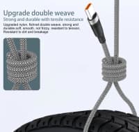 Qızılı rəng data kabel, USB — şəkil 3