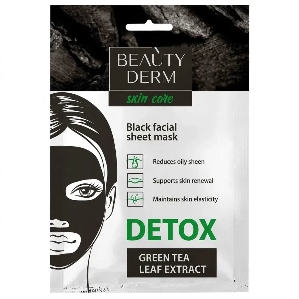 Beautyderm Skin Care Detox Parça Üz Maskası
