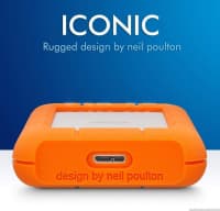 Xarici hard disk LaCie Rugged Mini 2TB USB 3.2 Type-C — şəkil 2