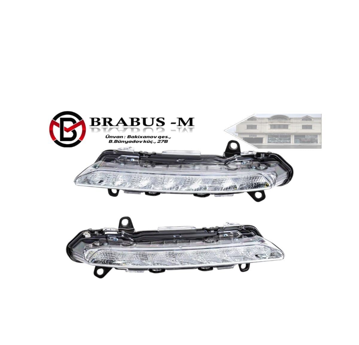 Fara Mercedes W221 dumanlı LED