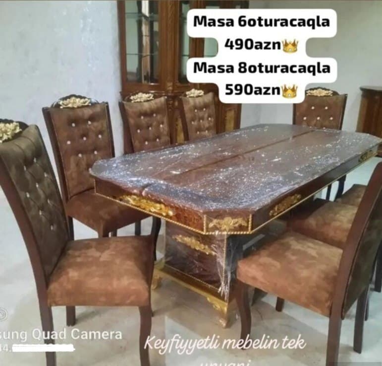 Masa-stul dəsti, Qarışıq rəng