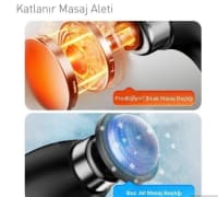 Qatlanan 10 Başlıqlı Portativ Masaj Aləti — şəkil 4