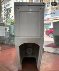 Düzbucaqlı unitaz, Qara rəng — şəkil 4