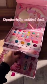 Uşaqlar üçün kosmetik oyuncaq makiyaj dəsti — şəkil 8