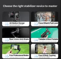 3-Axis Smartfon Gimbal Stabilizatoru — şəkil 4
