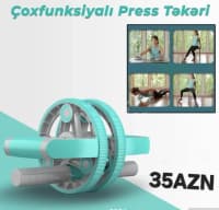 Qarın Əzələləri üçün İdman Təkəri (Ab Roller) — şəkil 6