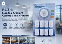 Ofisiant çağırış sistemi RL-9817B8 (8 düyməli) — şəkil 1